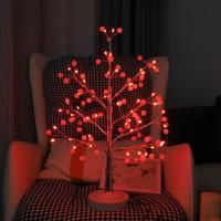 Crystal LED Night Light,Tabletop Tree Lamp, RGB Atmosphere lights,USB or Battery power for