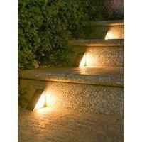8Pcs LED Solar Step Lights, Waterproof Outdoor Stair Lights, Solar Deck Lights Outdoor Solar