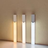 Bright Rechargeable Closet Lights,3 Colors Dimmable Motion Sensor Night Light,Battery-Operated for