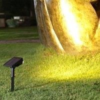 2/7 LED Solar Outdoor Spotlights,150 Adjustable Wall Lamp, Waterproof Lawn Lights for Garden Patio