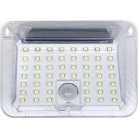 LED Solar Motion Sensor Light Outdoor, Smart Security Light with PIR Human Detection Light Control &6000K Brightness for Garden