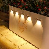 Solar Wall Lights Outdoor LED Lamp Waterproof Night Light for Garden, Pathway, Fence, Patio,