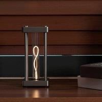 LED Touch Switch Creative Square Quantum Night Light Square Wire Table Lamp Bedroom Bedside Study