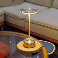 Aluminum Alloy LED Night Light Infinitely Dimmable Decorative Lamp Retro Portable Touch Desk Lamp