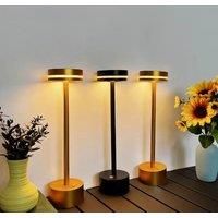 Touch Small Night Light LED Aluminum Material Desk Light Adjustable Brightness Reading Table Lamp
