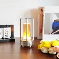 LED Table Light USB Charging Atmosphere Desk Lamp Dimming Touch Switch Decorative Lighting for Gift