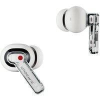 Nothing Ear (a) wireless ear buds with Active Noise Cancelling, Bass Enhance Algorithm and up to 42.5 hours of listening time - White