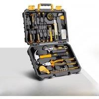 DEKO 100Pcs/113Pcs EDC General Household Repair Hand Tool Set with Tool box Socket Wrench