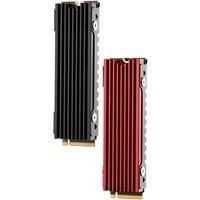FinalCool Glacier M2 M.2 2280 SSD heatsink, Double-Sided Heat Sink, with Thermal Silicone pad for PC