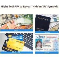 Money Counterfeit Detector with UV LED Light for All Currencies, Bills, ID Cards, Rechargeable Battery Included