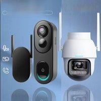 Botslab 3MP/5MP CCTV camera surveillance extrieure cam Night Vison Digital 2-Way Talking Doorbell