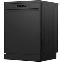 Hisense HS622E90BUK Standard Dishwasher - Black - E Rated, Black