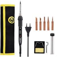 JCD Electric soldering iron 80W LCD Digital Display Adjustable temperature soldering iron tips