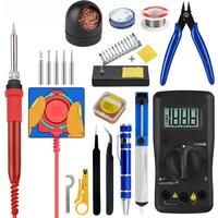 JCD Soldering Iron Kit 60W 110V/220V Large Knob Easy Adjustable Temperature for cell-phone BGA IC