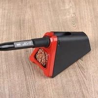 JCD 820 Aluminum Alloy Electric Soldering Iron Stand Holder with Welding Cleaning Copper Ball High