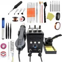 JCD 8586 Soldering Station 2 in 1 LCD Digital Display Welding Rework Station for cell-phone BGA SMD