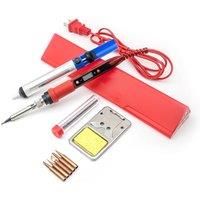 JCD 80W Digital Electric Soldering Iron 908S Temperature Adjustable 220V 110V LCD Display Ceramic