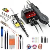 JCD 8898Pro Soldering Station 2 in 1 Hot Air Gun Solder Iron LCD Digital Display For Cell-Phone SMD