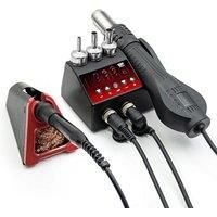 JCD 8898Pro 2 in 1 Soldering Station LCD Digital Display Welding Rework Station Wall-mounted Phone