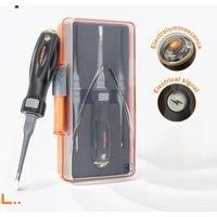 QHTITEC 100-250V Dual Head Power Measuring Screwdriver Electricity measuring pen Insulated