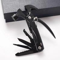 14-in-1 Multi-Purpose Hammer, Survival Portable Multi-Tool with Hammer, Camping Accessories Survival