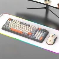 K820 USB Wired Game Keyboard Mouse Set Illuminated Desktop/Laptop Home Office Female Male Keyboard