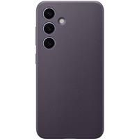 Samsung Galaxy Official S24 Vegan Leather Case, Dark Violet