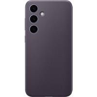 Samsung Galaxy Official S24+ Vegan Leather Case, Dark Violet