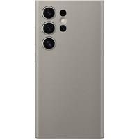 SAMSUNG Galaxy S24 Ultra Vegan Leather Case - Taupe, Silver/Grey