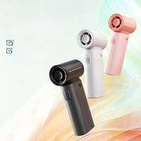 JISULIFE Handheld Turbo Fan,Super Strong Wind,5 Speeds,Long Battery Life,5000mAh,USB