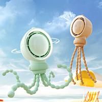 JISULIFE Portable Baby Stroller Fan,Air Purify Turbo Tech,Nature Wind,LED Light,5000mAh,Food-Grade
