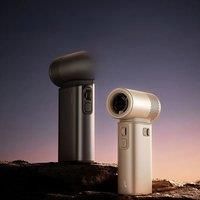 JISULIFE Handheld Fan Ultra 2, Powerful Turbo Jet Fan, 100 Speeds, 9000mAh Rechargeable Battery, LED