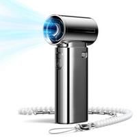 JISULIFE Portable Handheld Turbo Fan Life 9 Electroplate Plus Fashionable 5000mAh High-performance