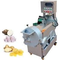 Automatic Vegetable Cutting Machine With Double Heads Multiple Models Multi-Functional Shredding And