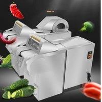 250-500Kg/H Industrial Vegetable Chopping Machine Onion Chili Slicing Chopping Dicing Vegetable Cube