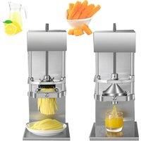New Electric Potato Chip Cutter French Fries Cutting Machine Commercial Juicer&Potato Chip Cutting Integrated Machine