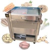 Automatic Potato Washing Peeling Machines Potato Carrots Taro Washing Peeling Machinery