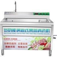 Commercial Fruit Vegetable Purifier Fruit Washing Machine Vegetable Bubble Washer Machine Industrial Vegetable Cleaning Machine