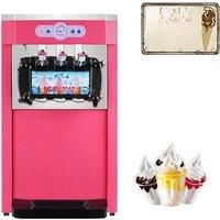 Electric Ice Cream Making Machine Soft Ice Cream Maker Professional Commercial Desktop Sundae Ice