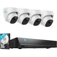 Reolink 10Mp Nvr Kit 8Ch 4 X Dome Cameras & 2Tb Storage