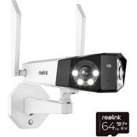 Reolink Duo 2 4K Dual-Lens 180&Deg; Wi-Fi Cam + 64Gb Sd Card