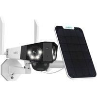 Reolink Duo 2 6Mp Dual-Lens Wifi Security Camera - Battery & Solar + 64Gb Sd Card