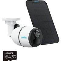 Reolink Go Plus 2K 4G Lte Wireless Battery Or Solar-Powered Security Camera + 64Gb Sd Card + Sim Card