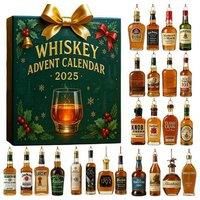 Whiskey Acrylic Bottle Bauble Advent Calendar Set