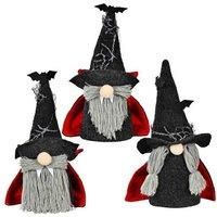 Halloween Vampire Rudolf Table Ornament - Handcrafted Fabric, 26cm, Classic Style