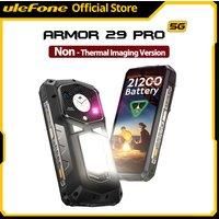Ulefone Armor 29 Pro 5G AI Rugged Phone 21200mAh 120W 64MP Night Vision 6.67" 120Hz 512GB ROM Mobile MTK Dimensity 7400
