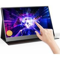 UPERFECT 15.6 Inch Touchscreen Portable Monitor 1080P FHD IPS Gaming Display USB-C Screen With