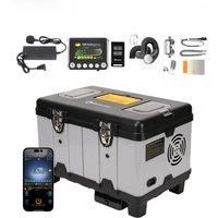 8KW 12V&24V portable Diesel Air Heater bluetooth App & Remote Control Ultra quiet Night Heater for
