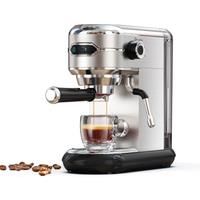 HiBREW Coffee Maker Cafetera 20 Bar Inox Semi Automatic Super Slim ESE POD& Powder Espresso Cappuccino Machine Hot Water H11