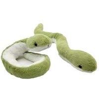 Festive Plush Christmas Snake 40cm - Soft Bendable Decoration